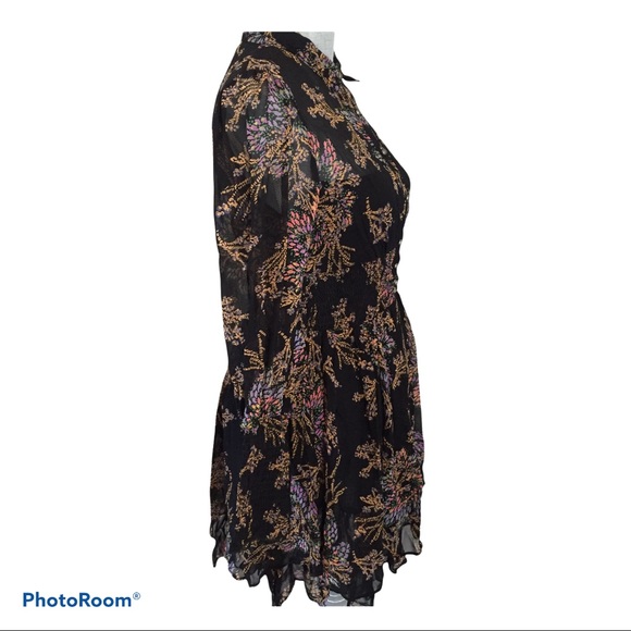 Free People Fake Pretend Floral Print Mini Dress - Picture 5 of 6